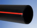 ACTIV'reso - tube eau gaz électricité - tube-bandes rouges électricité en barre
